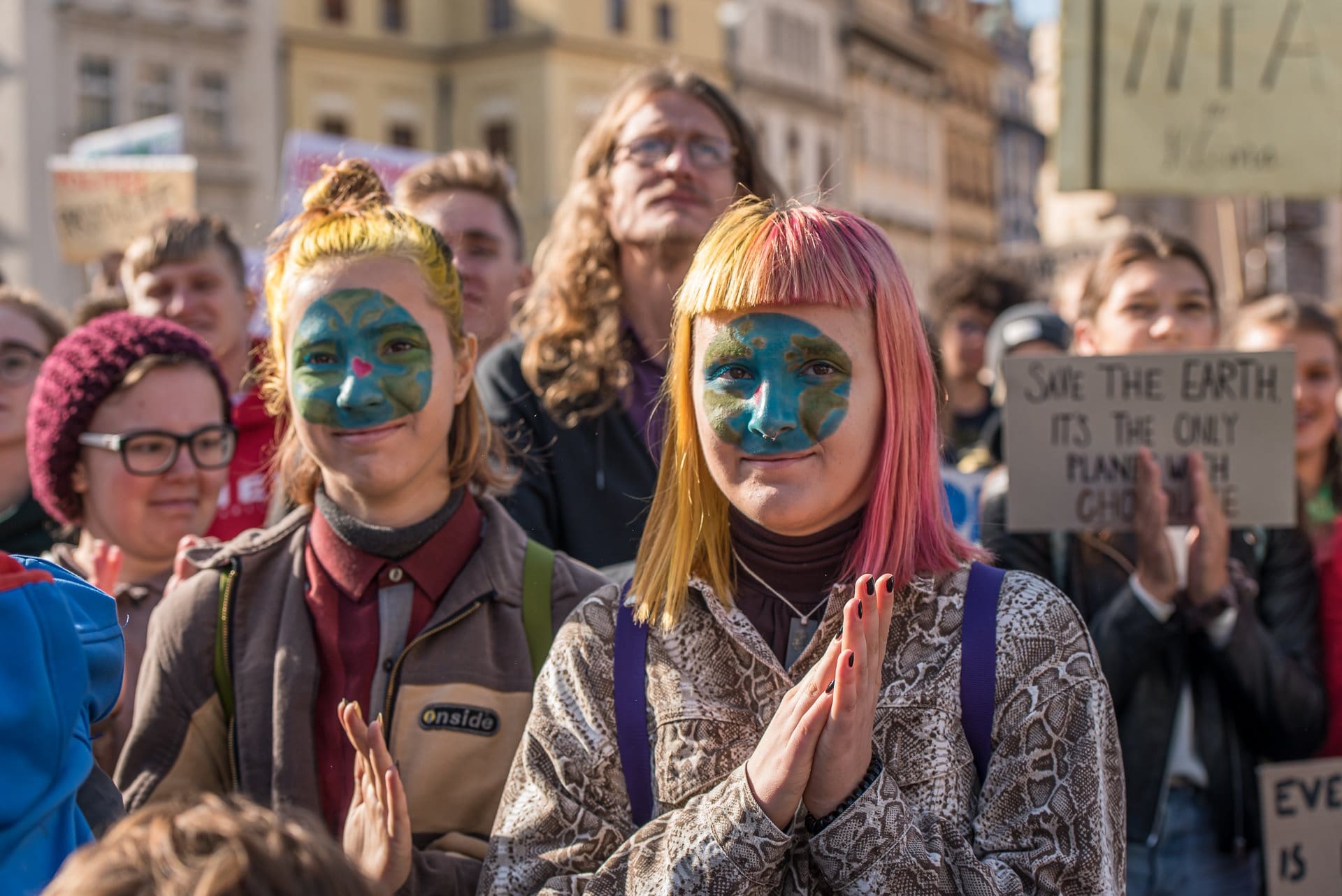 Protesta sobre el cambio climático