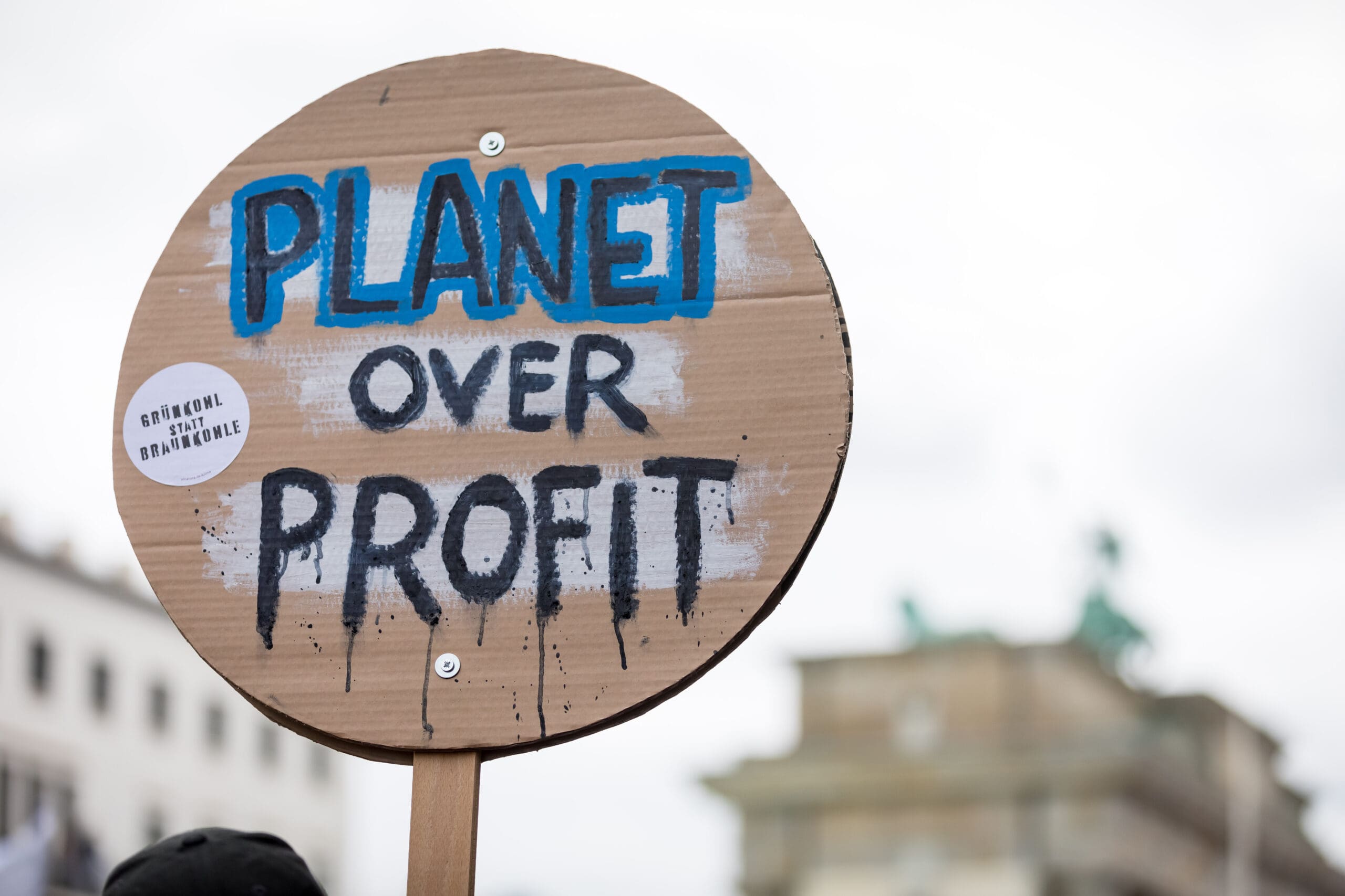 Protesta sobre el cambio climático